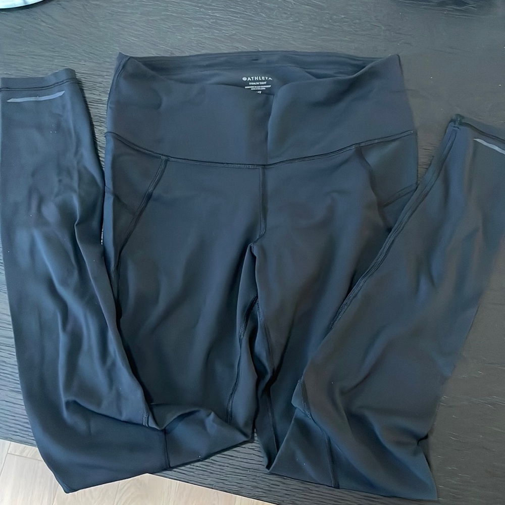 Athleta Stealth tight black size Medium Tall